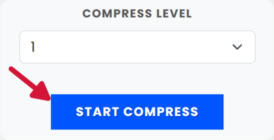 Our tool offers several different compression levels, select the compression level you want and start the task.