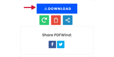 Efter konverteringen vises en downloadknap, klik på knappen for at downloade filerne eller brug din telefon til at scanne QR-koden for at downloade til din telefon.